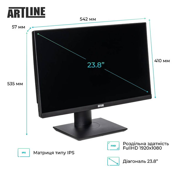 Фото - Комп'ютер-моноблок Artline Business M61 (M61v37)