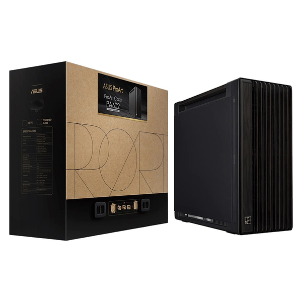 Фото - Корпус Asus PA602 PROART Wood Edition - Metal без БП (90DC00J0-B09020) Black