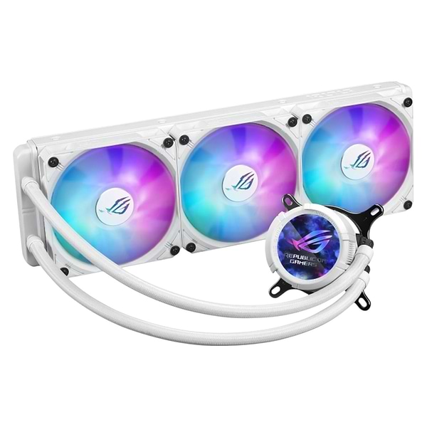 Фото - Водяная система охлаждения Asus ROG Strix LC III 60 ARGB LCD White (90RC00W2-M0UAY0)