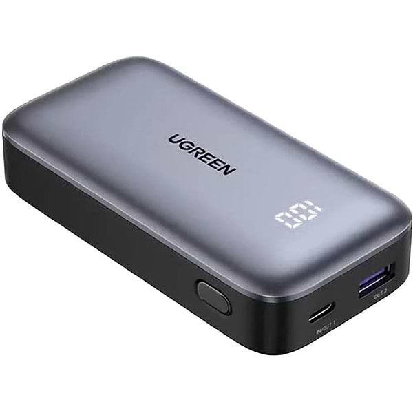 Фото - Батарея мобільна UGREEN PB502 10000mAh 30W USB-A+USB-C Gray (25185)