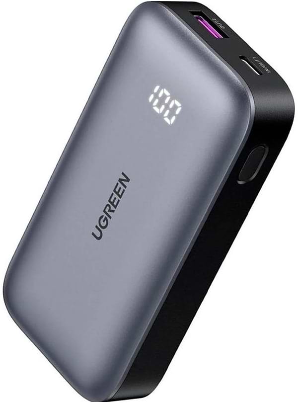 Фото - Батарея мобільна UGREEN PB502 10000mAh 30W USB-A+USB-C Gray (25185)