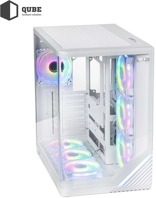 Фото - Корпус QUBE MIRAGE 7ARGB White (MIRAGE_GWNU3)