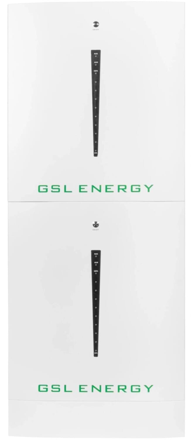 Батарея для сонячного інвертора GSL 51.2V 400AH 20.48kWh LiFePO4 (2xHESS51200A)