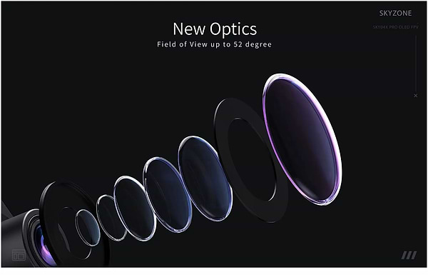 Фото - Очки для FPV дрона Skyzone SKY04X PRO 5.8GHz 56CH L,X Band (SKY04XP5G)