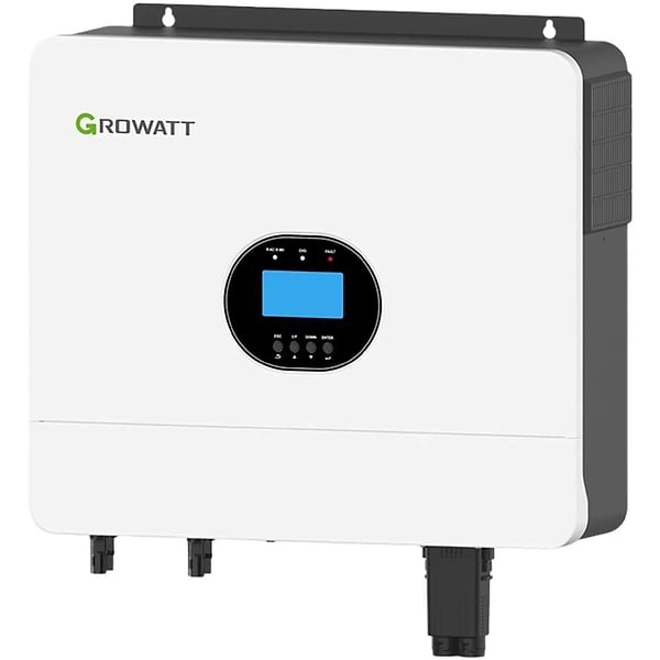 Фото - Инвертор автономный солнечный Growatt SPF 6000 ES Plus 6kW 48V 2 MPPT 230V 1-ph (SPF6000ESPLUS)