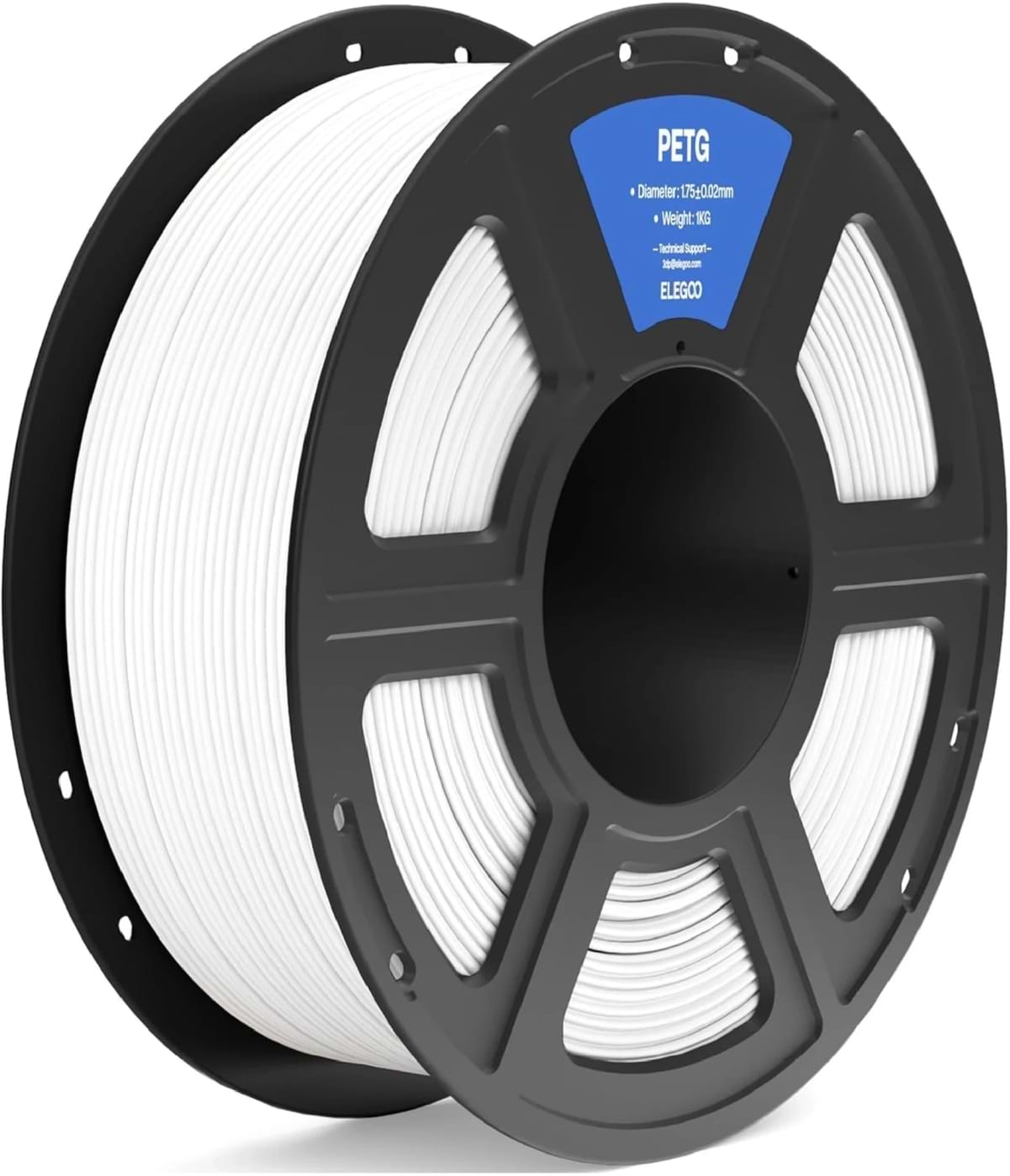 Нитка для PETG-картриджа Elegoo Filament 1.75мм білий (50.203.0386) - Фото 1