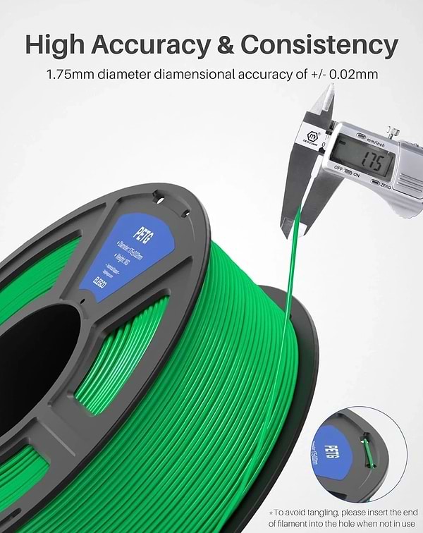 Фото - Нитка для PETG-картриджа Elegoo Filament 1.75 мм червоний (50.203.0387)