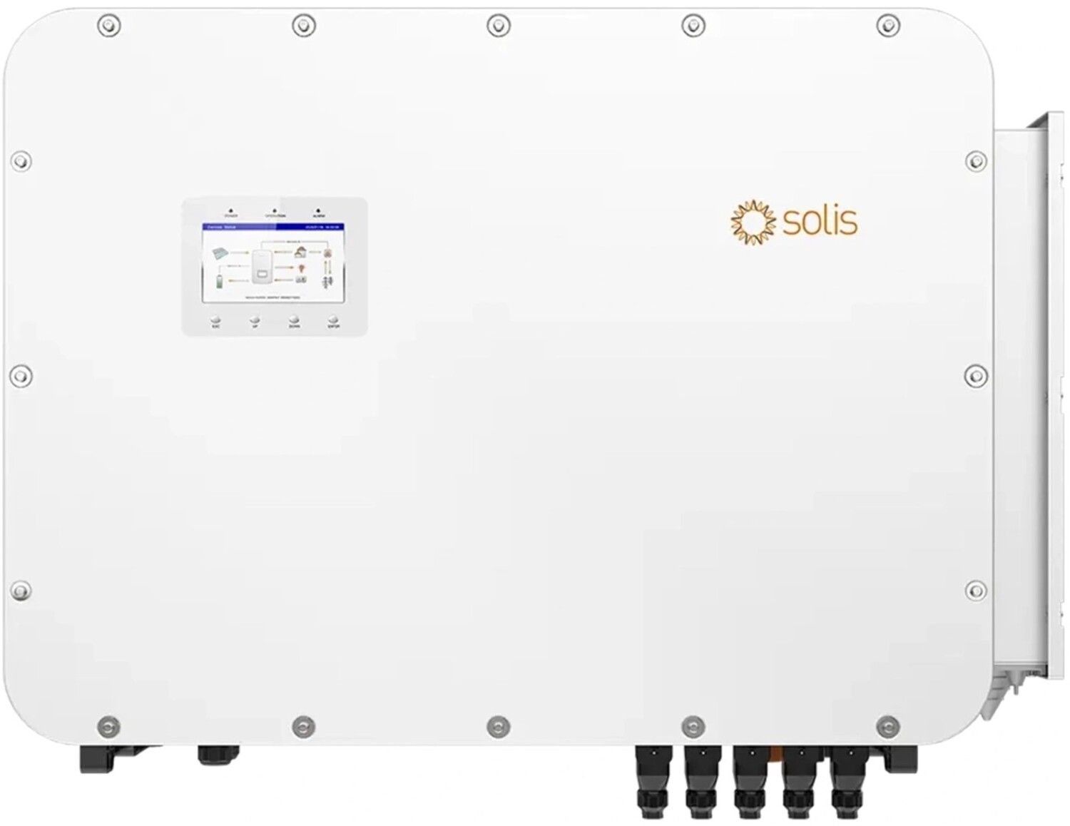 Інвертор гібридний сонячний Solis 125KW HV-battery 10 MPPT 220/380V Трифазний (S6-EH3P125K10-NV-YD-H)