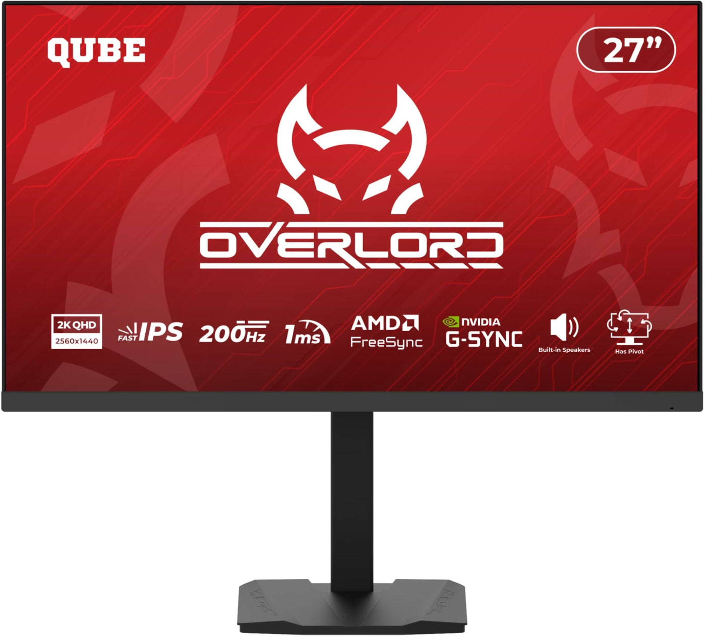 Монитор игровой QUBE Overlord G27Q200H - Фото 1