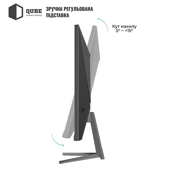 Фото - Монітор ігровий QUBE Overlord G25F240