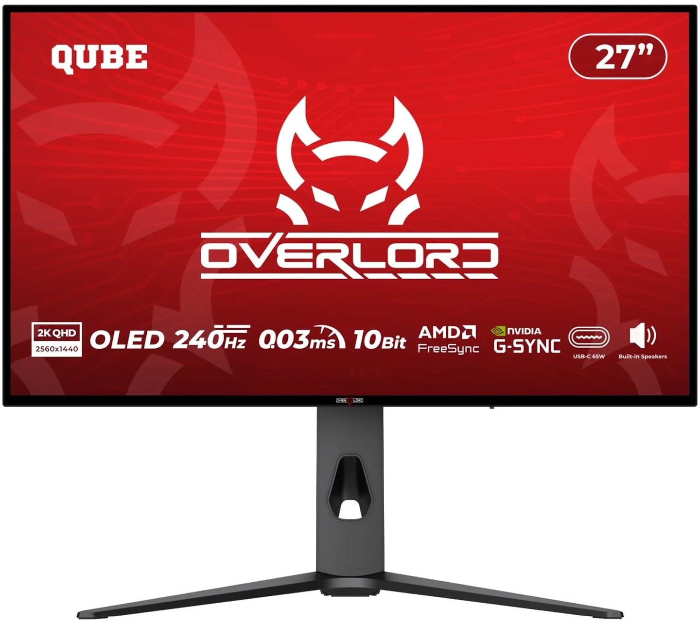 Монітор ігровий QUBE Overlord OLED OG27Q240HC - Фото 1