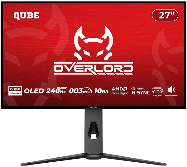 Фото - Монітор ігровий QUBE Overlord OLED OG27Q240HC