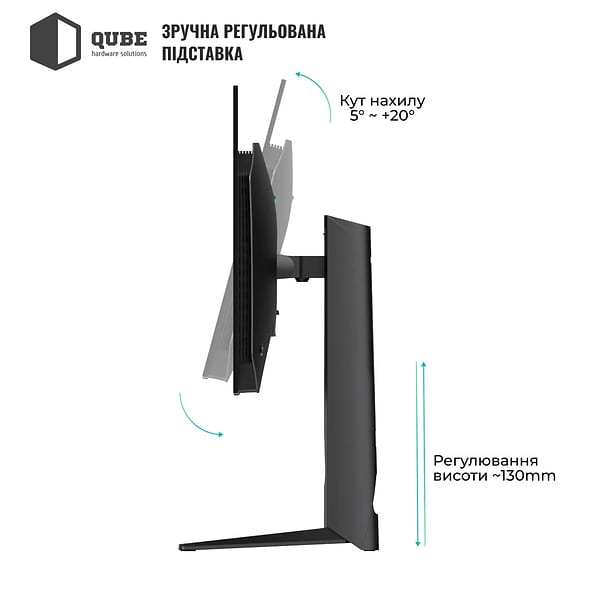 Фото - Монітор ігровий QUBE Overlord OLED OG27Q240HC