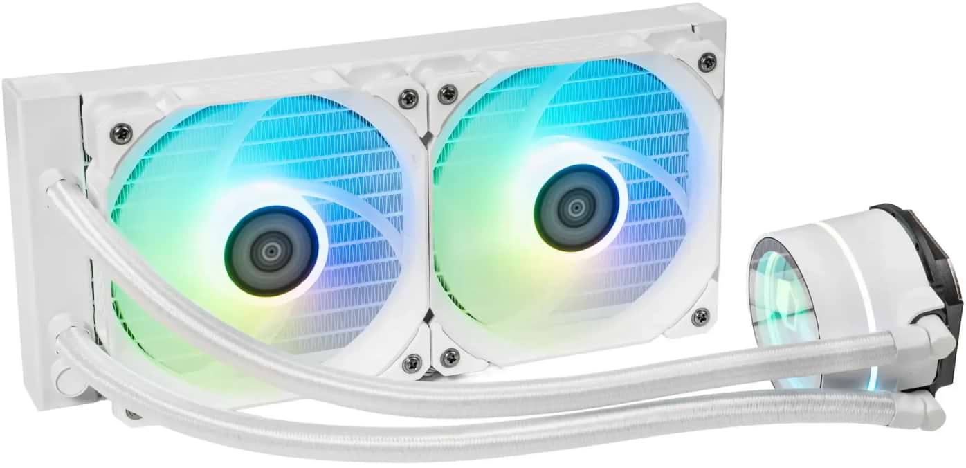 Водяная система охлаждения QUBE ZT-240 White