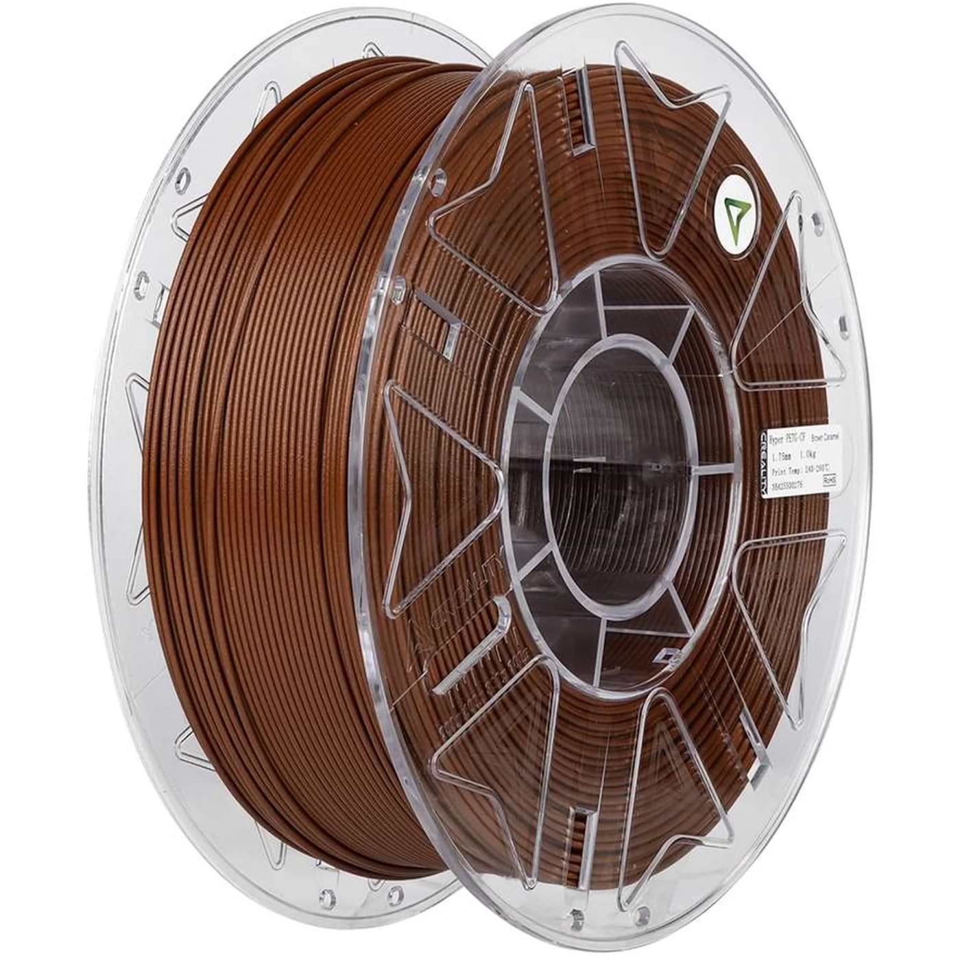Нитка для PETG-картриджа Creality CF Filament 1.75мм коричневый карамельно-кофейный (3301060039)