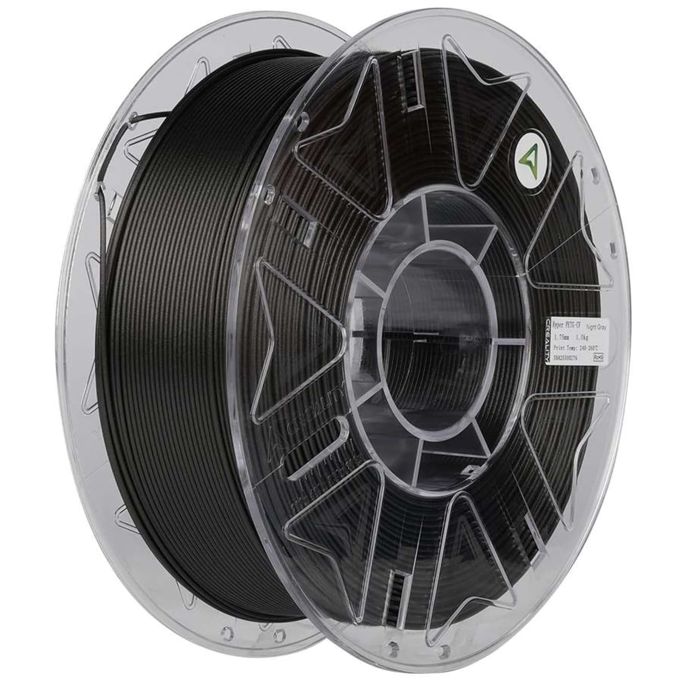 Нитка для PETG-картриджа Creality CF Filament 1.75мм ночной серый (3301060037)