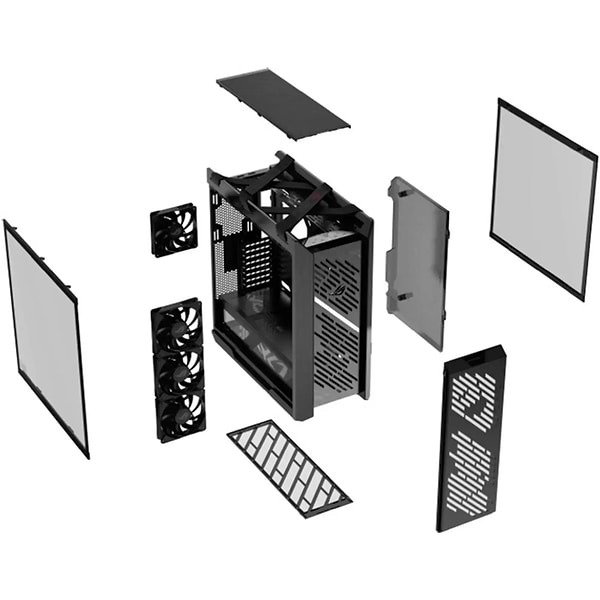 Фото - Корпус Asus ROG Strix Helios II GX601S Black (90DC00W0-B39000)