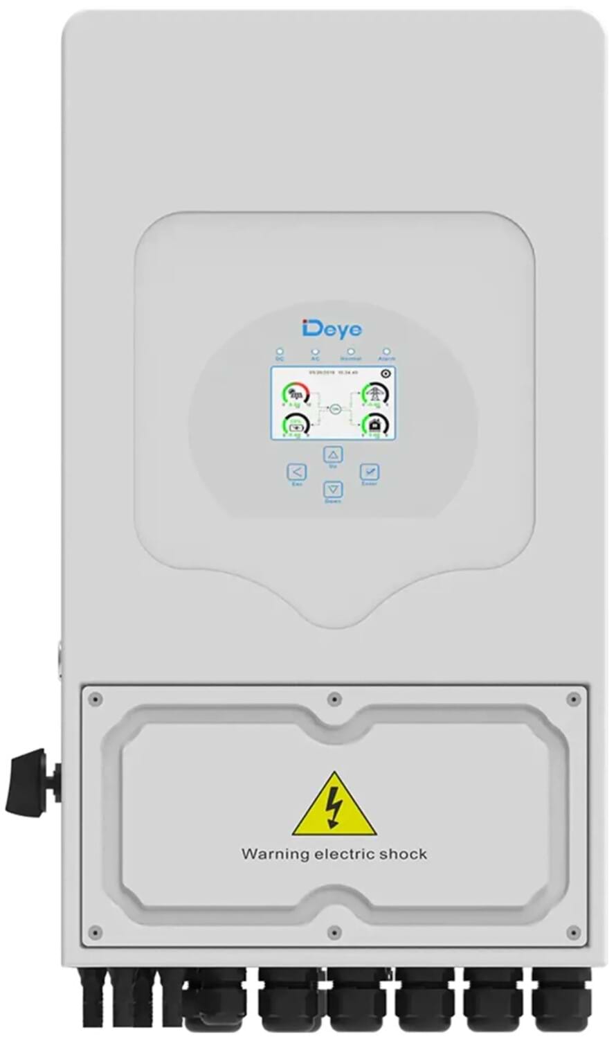 Інвертор гібридний сонячний Deye (1ф, 8 кВт, 48V) (SUN-8K-SG05LP1-EU-AM2-P)