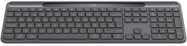 Фото - Клавиатура беспроводная Logitech Slim Solar+ for Business Wirelessh Graphite (920-013779)