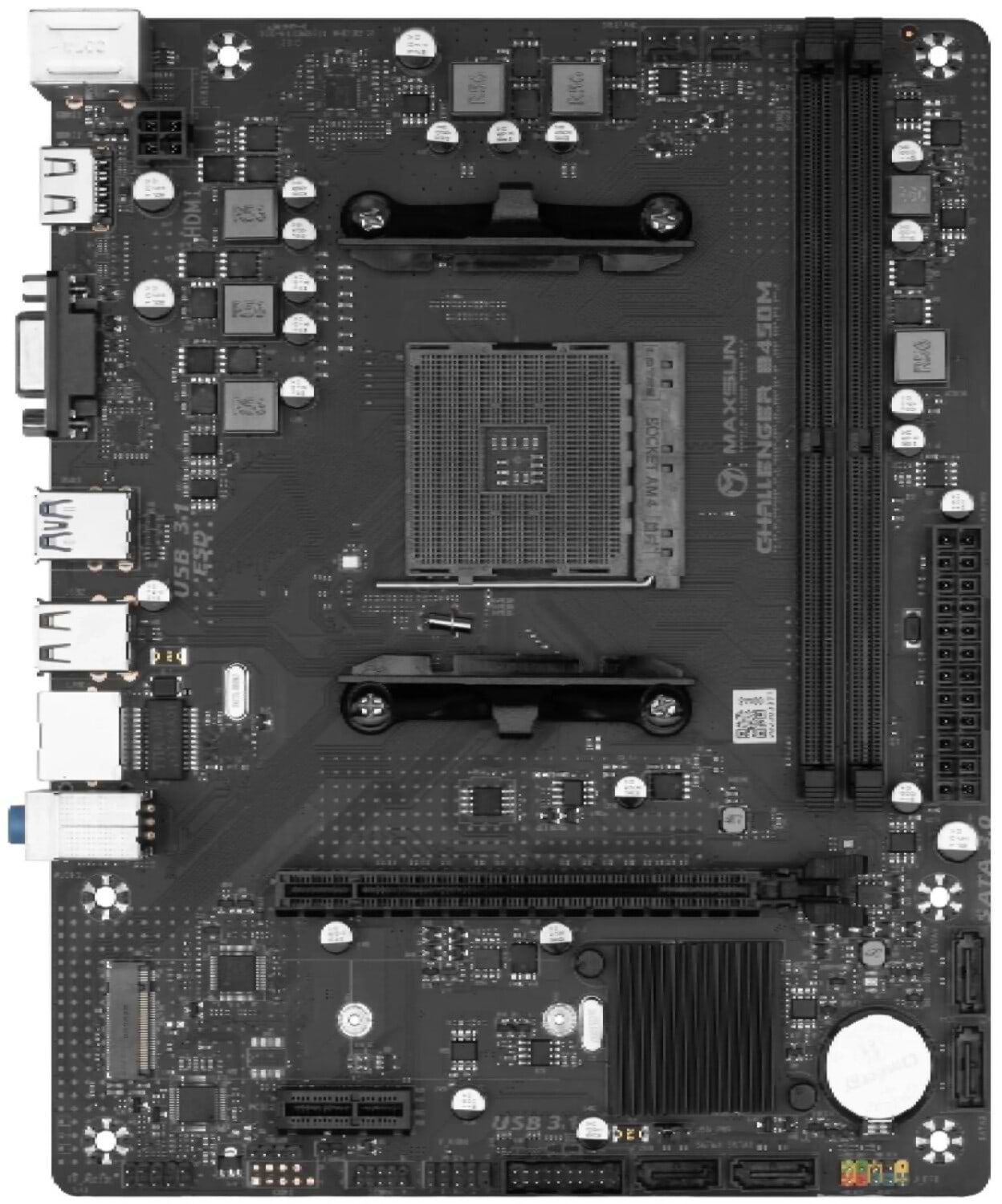 Купити Материнська плата Maxsun MS-Challenger B450M - Фото 1 Материнська плата Maxsun MS-Challenger B450M - Фото 1