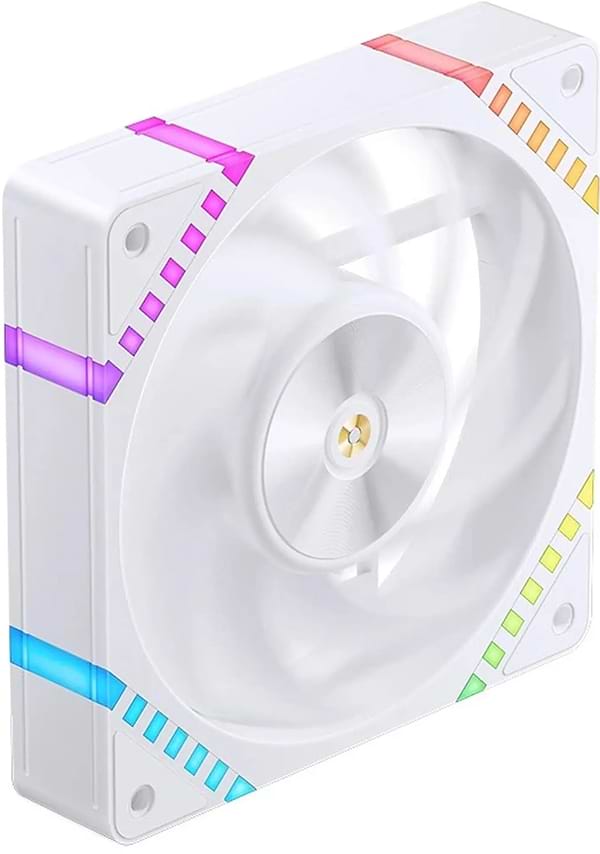 Фото - Корпусний вентилятор Jonsbo HF2-120W ARGB White