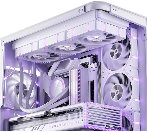 Фото - Корпусний вентилятор Jonsbo HF2-120W ARGB White