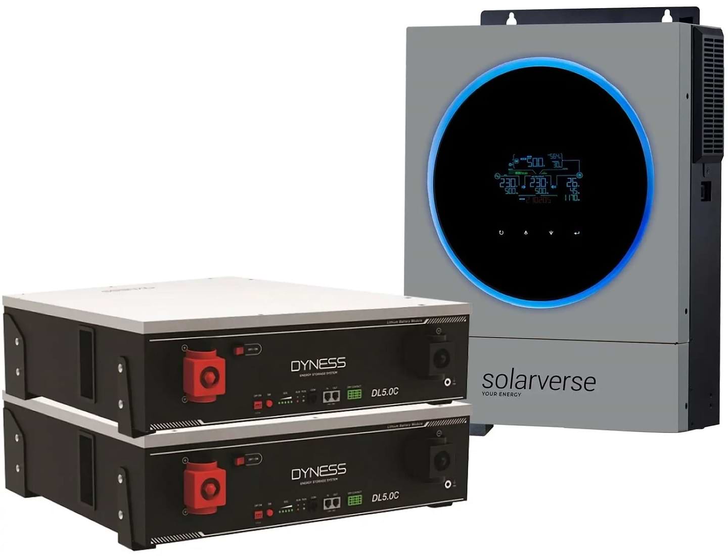 Система зберігання енергії Solarverse SV-1SV6K1-LDY10.2K1-1 (1ф, 10.24kWh, 51.2 V, 200 Ah)