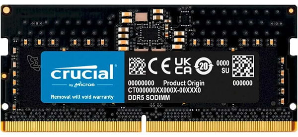Фото - Память DDR Crucial Micron DDR5-5600 16GB Tray (CT16G56C46S5T)