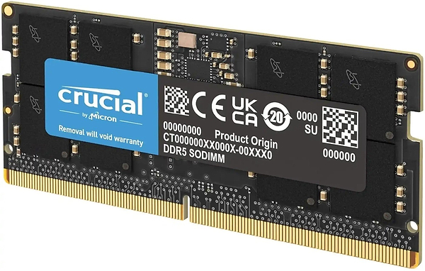 Фото - Память DDR Crucial Micron DDR5-5600 16GB Tray (CT16G56C46S5T)