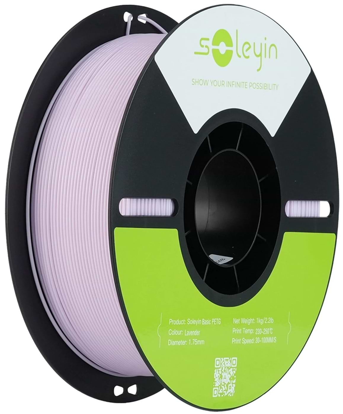 Нитка для PETG-картриджа Creality Filament Soleyin 1.75 мм лавандовый (3301030157)