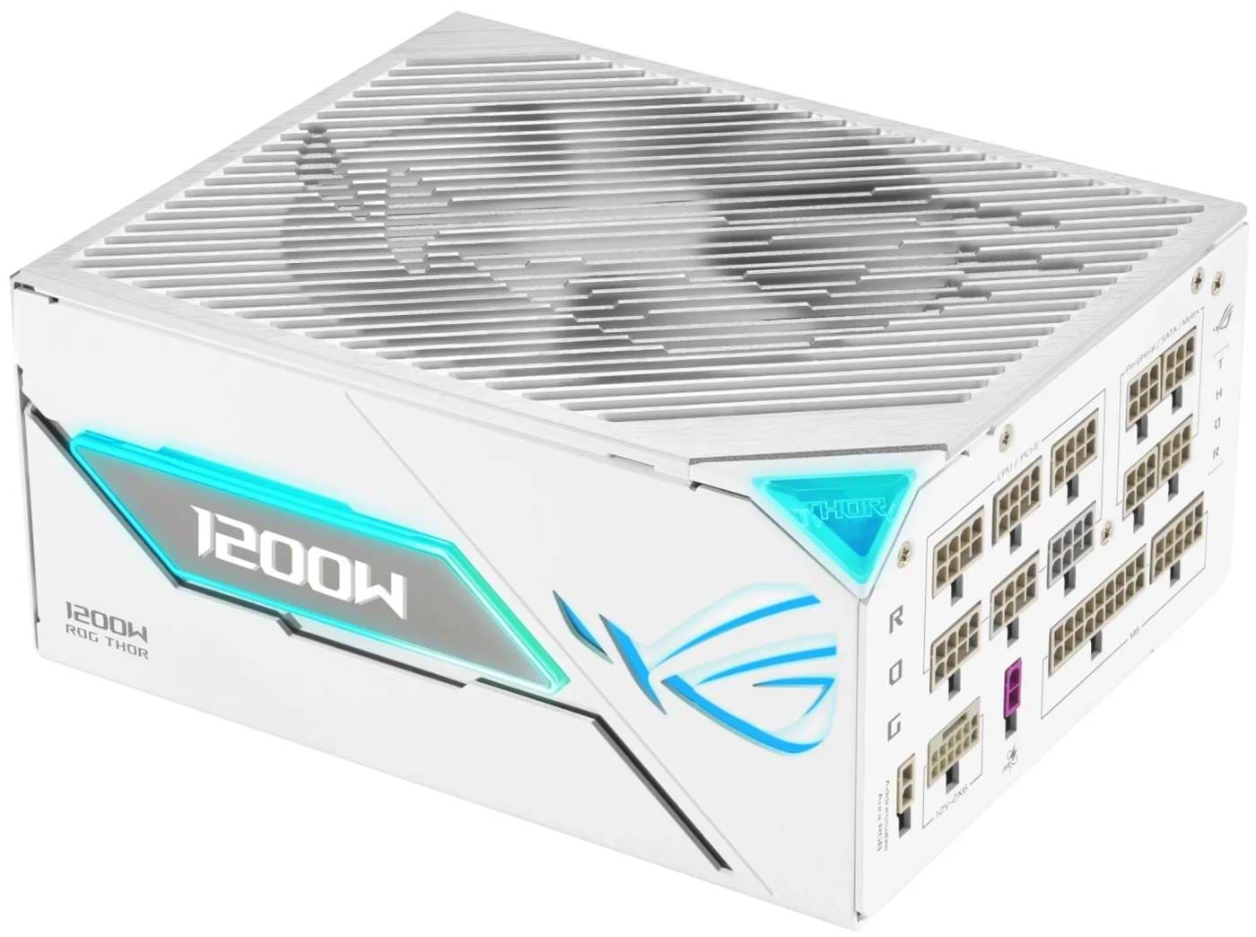 Блок живлення для ПК Asus ROG THOR 1200W 80+ Platinum White (ROG-THOR-1200P3-WHITE-GAMING)