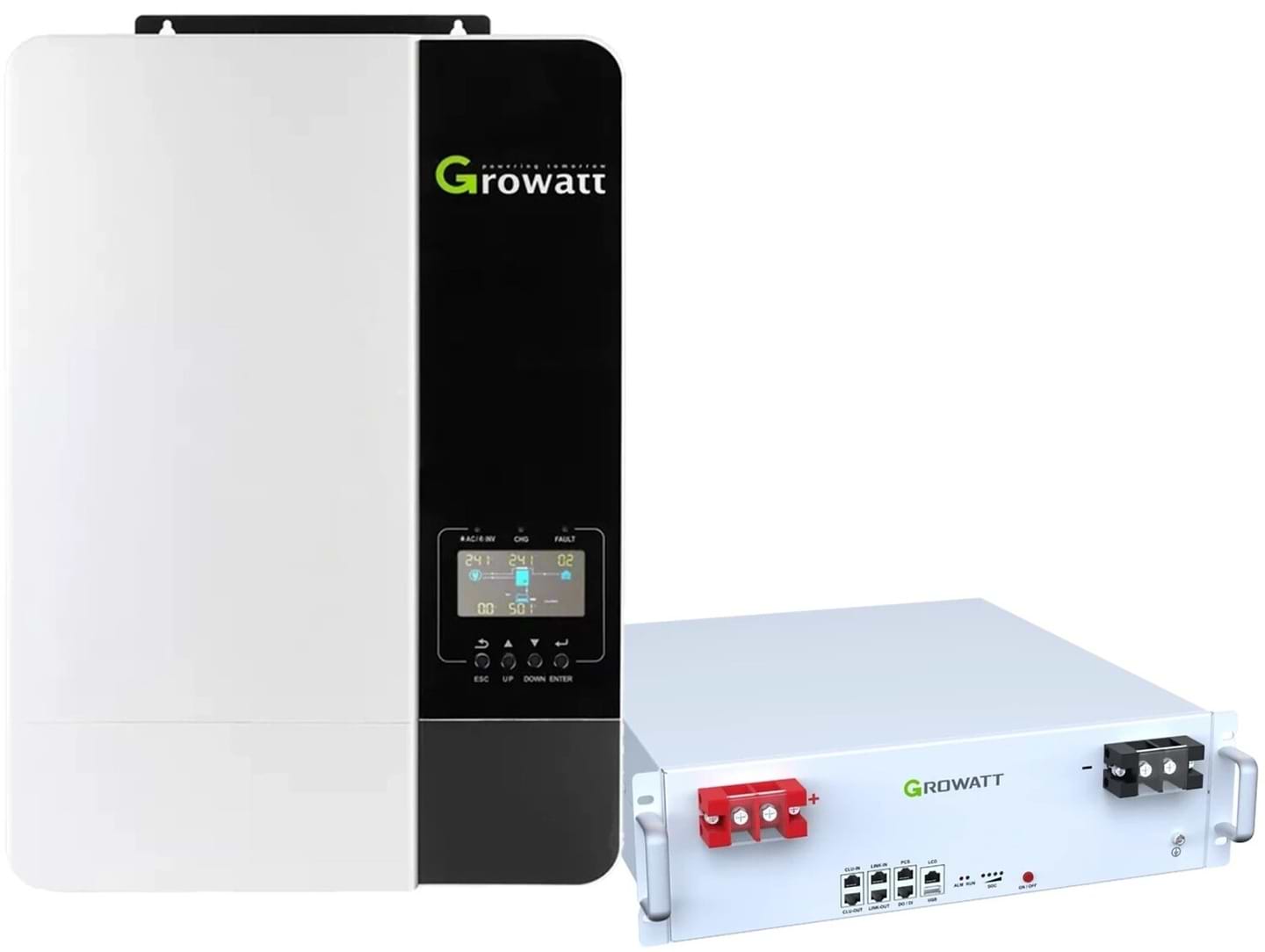 Система зберігання енергії Growatt SV-1GR5K1-LGR5K1-1 (1ф, 5kW, 51.2V, 100 Ah)