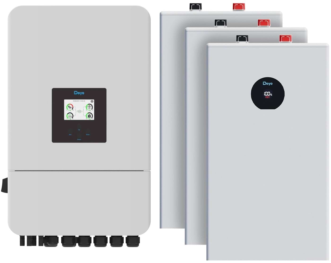 Система хранения энергии Deye SV-3DE20K1-LDE48K1-1 (3ф, 20kW, 51.2V, 942Ah, LiFePO4)