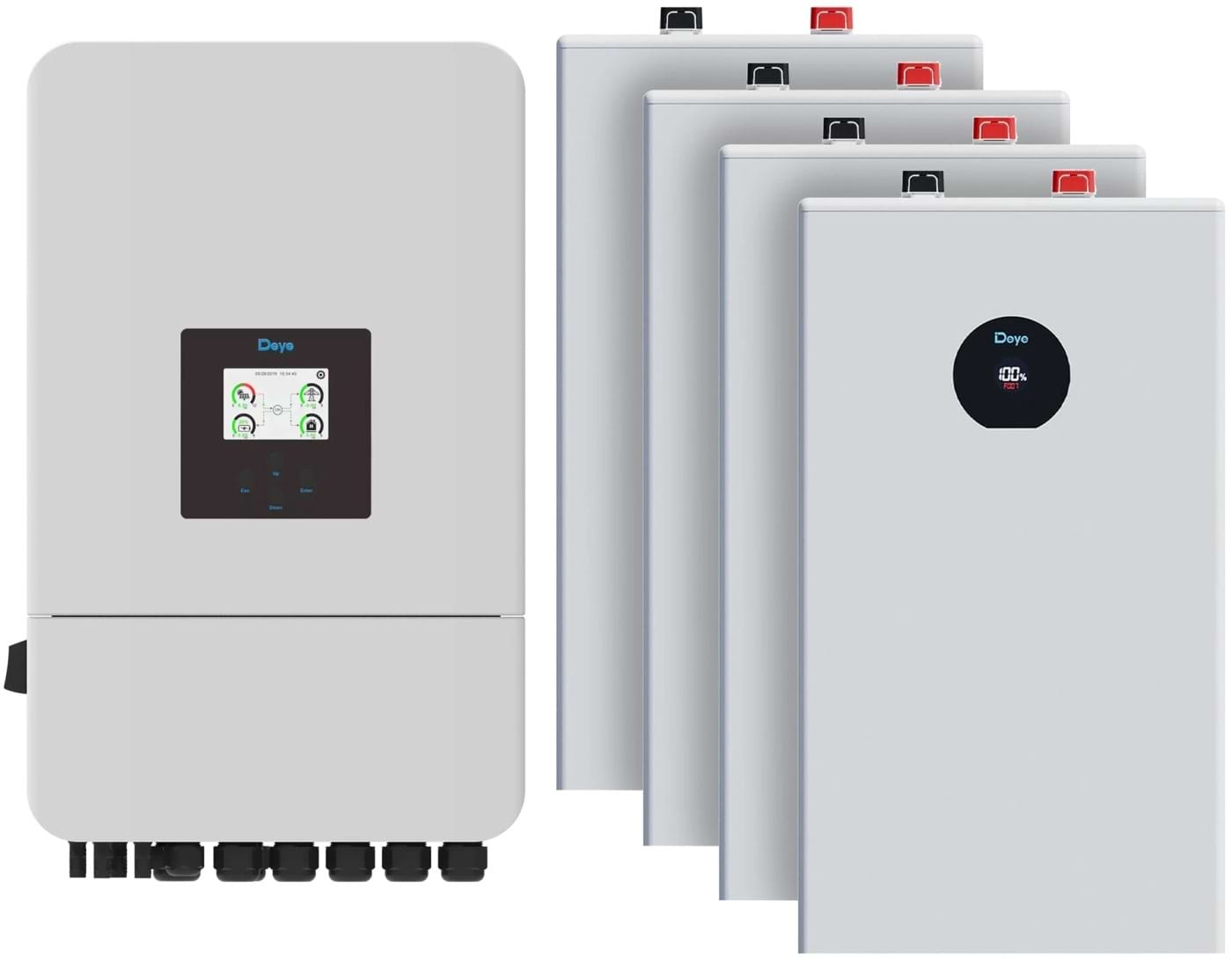 Система хранения энергии Deye SV-3DE20K1-LDE64K1-1 (3ф, 20kW, 51.2V, 1256Ah, LiFePO4)