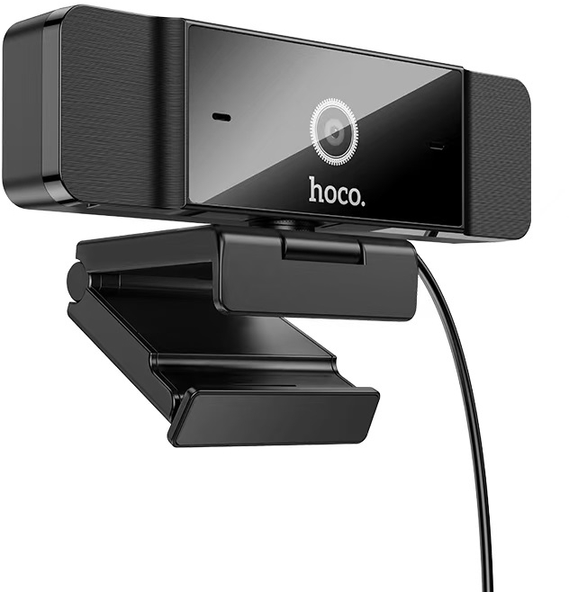 Веб-камера для комп'ютера HOCO D100 Computer camera Black (6942007648172)