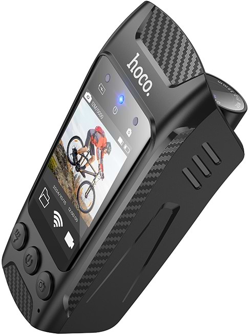 Фото - Видеорегистратор HOCO DV104 4K Riding recorder Black (6942007646000)