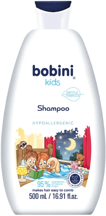Шампунь для детей Bobini гипоаллергенный 500 мл 1+ (33281)