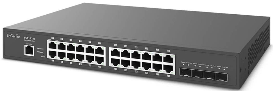 Коммутатор локальної мережі (Switch) EnGenius ECS1528T (1402A0313301)