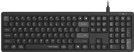 Фото - Клавіатура дротова A4tech FX55 (Black)