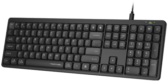 Фото - Клавіатура дротова A4tech FX55 (Black)