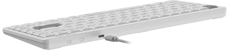 Фото - Клавиатура проводная A4tech FX53 (White)