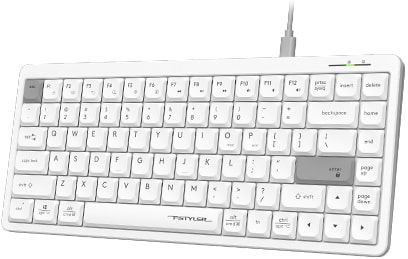 Фото - Клавиатура проводная A4tech FX53 (White)