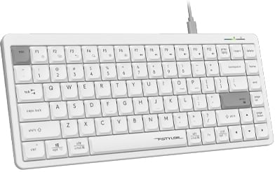 Фото - Клавиатура проводная A4tech FX53 (White)