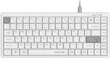 Фото - Клавиатура проводная A4tech FX53 (White) Фото - Клавиатура проводная A4tech FX53 (White)