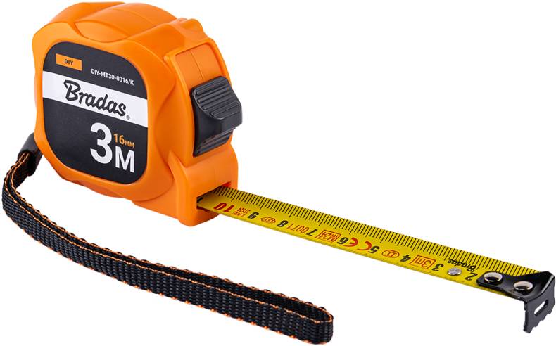 Рулетка BRADAS TINY 3м (DIY-MT30-0316/K)