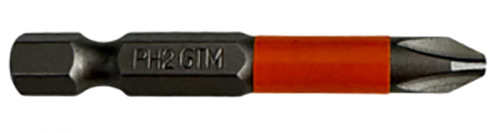 Фото - Набор бит для отвертки GTM PH2 50 мм 2 шт. (SB-H2-50B)