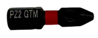 Фото - Набор бит для отвертки GTM PZ2 25 мм 2 шт. (SBI-Z2-25B)