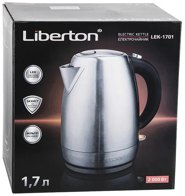 Фото - Электрический чайник Liberton LEK-1701