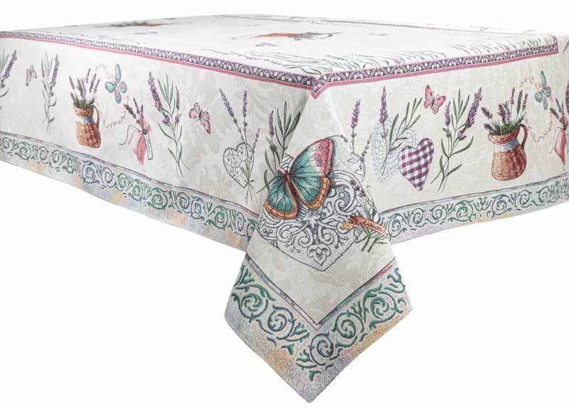 Фото - Скатертина квадратна Lefard Лаванда 140х140 см (732-038)