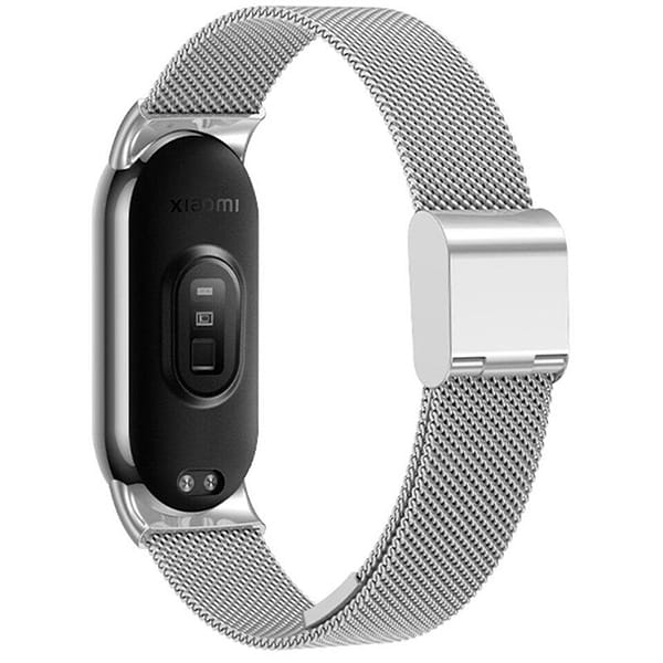 Фото - Ремешок для фитнес-браслета BeCover Metal for Xiaomi Mi Smart Band 8 Silver (709358)